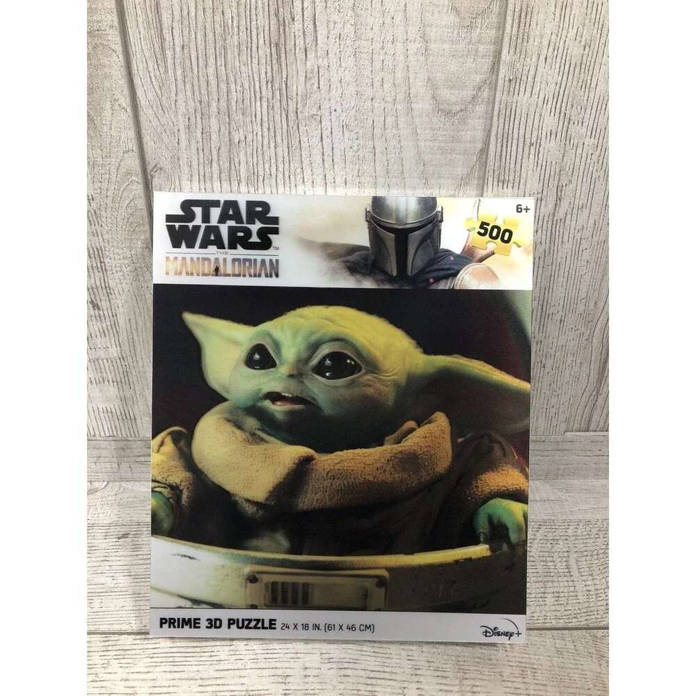 Star Wars The Child Baby Yoda Grogu Prime 3D Puzzle 24'x18' The Mandalorian NEW